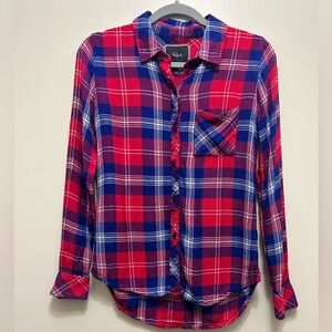 Rails Plaid Top